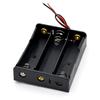 1 2 3 4 Slot DIY Batteries Clip Holder Container Plastic 18650 Holder Box with Wire Lead for 18650 3.7V Battery