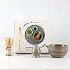 Matcha Set 5 Pcs Matcha Kit Vintage Matcha Accessories with Rustic Stoneware Matcha Bowl Bamboo Whisk Matcha Tea Luxury Gift Box