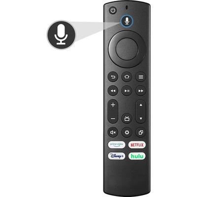 Télécommande vocale de remplacement pour téléviseurs intelligents Insignia et Toshiba Smart TV avec touches de raccourci Netflix Prime Hulu NS-RCFNA-21
