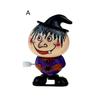 Halloween Opptrekkbar Gresskarleke Skummel Tegneserie Heks Snømann Gående Leke Småbarn Gutter Jenter Fjærverk Urverk Svart Katt Leke