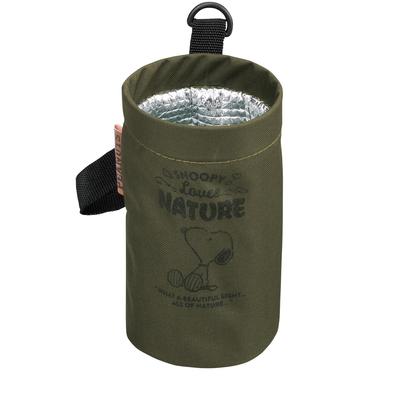 Bonform Snoopy Nature Multi Holder, Green, Small Storage Box, Heat Retention, Cold Retention, Peanuts 7242-38GN