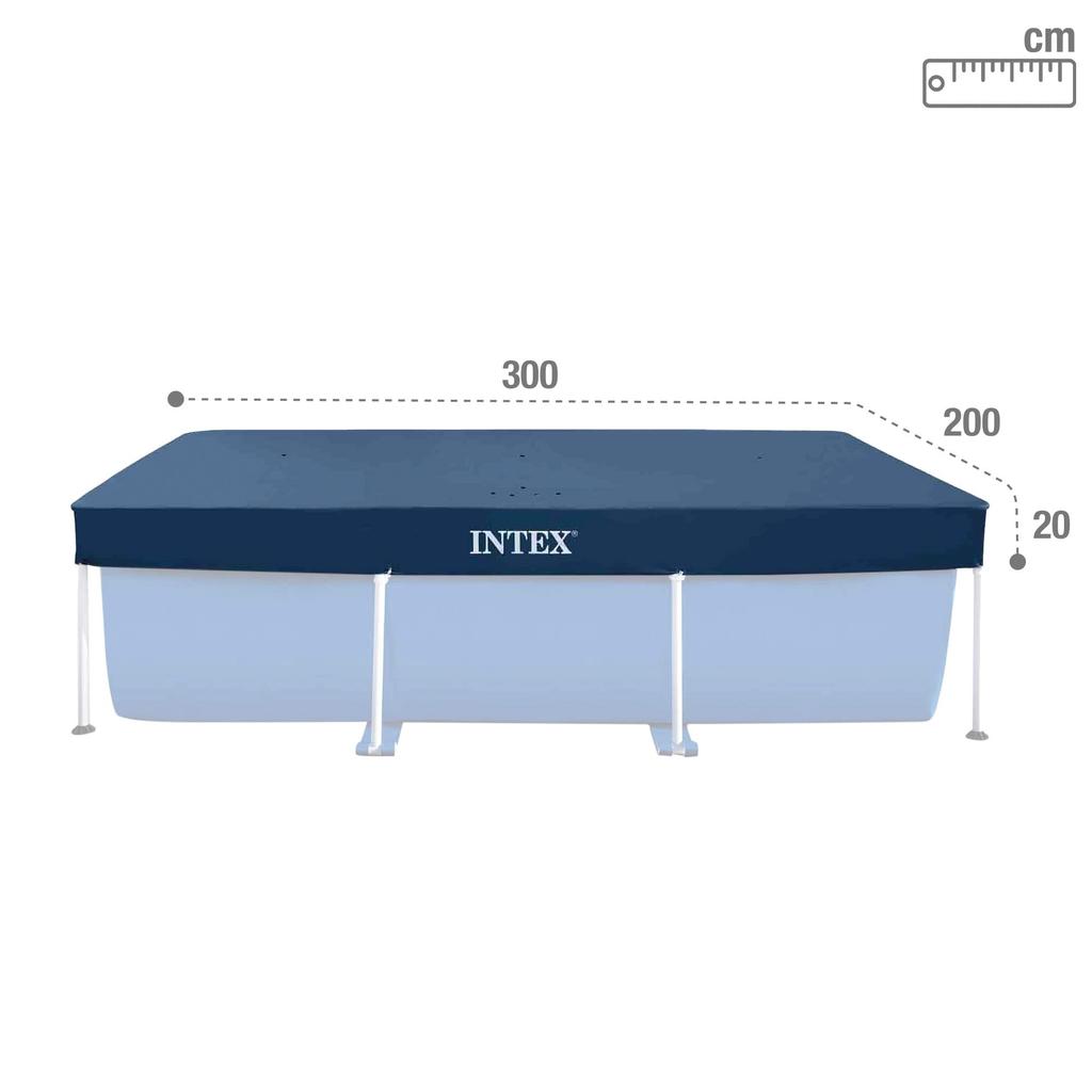 intex Rectangular Pool 300 X 200 28038 Japanese Cover, Cm, [Official Product]