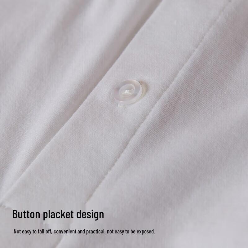 Yiershuang Men's 100% Pure Cotton Round Neck Thermal Underwear Set