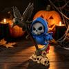 Cute Crow Skull Figurines Halloween Sickle And Ornament, 3D Printed Desktop Decoration, Collection Ornaments Funny Print Collectible Figurine for Home