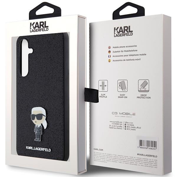 Karl Lagerfeld Klhcsa55Gknpsk A55 A556 Black Hardcase Fixed Glitter Ikonik Logo Metal Pin
