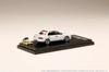HJ64 Scale Subaru Impreza WRX 1992 with Engine Display Feather Finished HJ642013AW 1/64 (GC8) Model, White, Model,