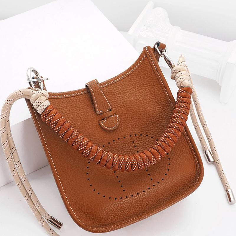 1Pc Bag Strap For Diy Handmade Woven Rope Tote Bag Strap Mini Bag Woven Strap Bag Transformation Bag Accessories