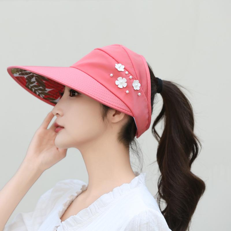 

Женская широкополая шляпа от солнца: Мода Весна/Лето 2024, Дышащая, Складная, Защита от УФ-лучей для занятий спортом на открытом воздухе и путешествий One Size розовый