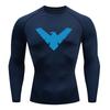 Tricou de compresie cu mânecă scurtă de vară pentru bărbați, top sport, tricou de alergare, uscare rapidă, îmbrăcăminte pentru sală, protecție solară, mânecă lungă