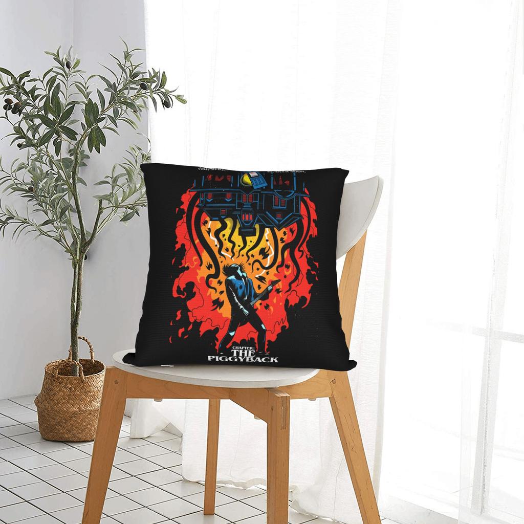 American Tv Series Pillow Case The Demogorgon Comfy Pillow Cover For Sofa Bedroom Home Decor Retro Trendy Pillowcases