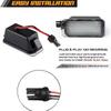 2X LED License Number Plate Light for FORD Tourneo Transit Connect Courier Custom XJ XF 2008-2015 Car Accessories