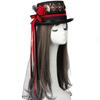 Steampunk Hat Steampunk Traveler Hat Gothic Punk Top Hat For Men with Ribbon