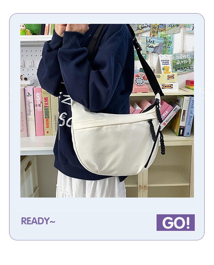 Borsa a Spalla da Donna in Nylon ad Alta Capacità - Stile Coreano Casual da Lavoro Tote e Crossbody