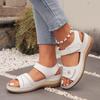 New Plus Size 36-43 Female Shoes Open Toe Women's Sandals Outdoor Casual Sandals Women Round Toe Hollow Wedges Shoes