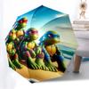 1pc Turtle Beach Automatic Open/Close Umbrella, Lightweight Design for Everyone, Halloween & Christmas Gifts - Ideal for Daily, Formal, Party Use, For