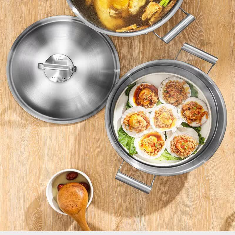 Wutuo Stainless Steel Steamer Pot Set