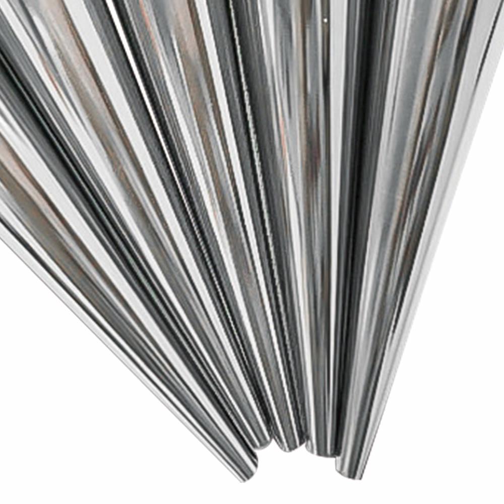 12pcs Stainless Steel Spiral Croissants Molds Pastry Cream Horn Cake Bread Mold Conical Tube Moulds