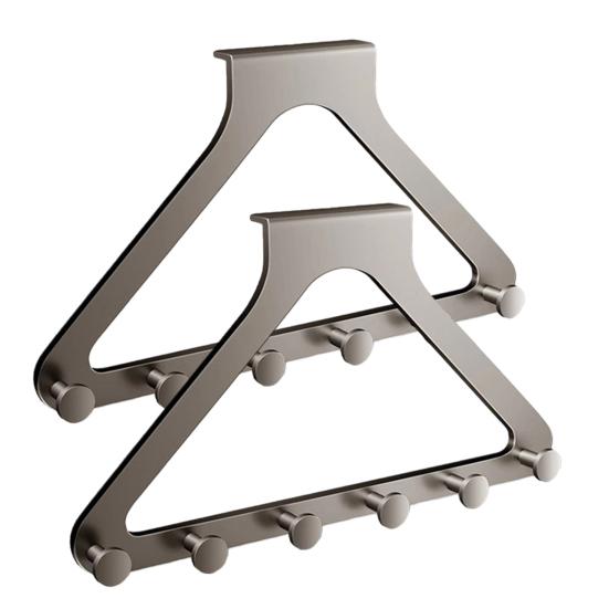 Hanger Rack Punch-free Over-the-Door Organizer Heavy Duty No-Drill Easy Installation RV Door