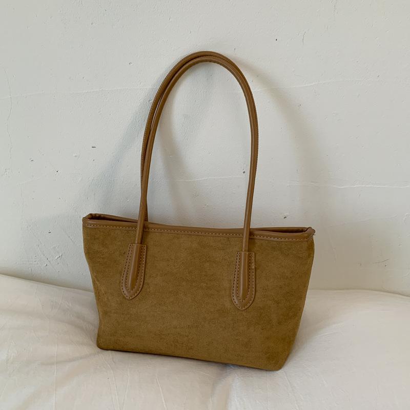 Retro bag women's large capacity 2025 new autumn and winter versatile casual shoulder underarm bag texture commuter tote bag