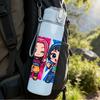 1PC Colorful Girl Characters 750ml Color Plastic Sports Water Bottle Leakproof Flip Straw Lid Suitable for Sports Office Home Use