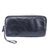 Multi-Purpose Genuine Leather Travel Organizer Pouch, Large Capacity Leather Pen Case, Cosmetics, Small Tools & Daily Essentials