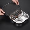 316 Stainless Steel 3-Compartment Lunch Plate