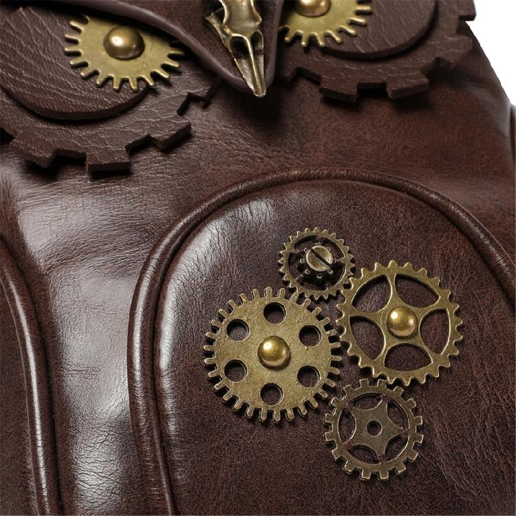 Women PU Leather Messenger Bag Phone Bag Owl Crossbody Bag Medieval Shoulder Bag