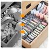 11-Grid Foldable Underwear Socks Organizer With Dividers Storage Box Breathable Underwear Socks Bra Closet Drawer Container