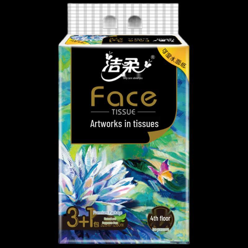 Jie Rou Face Art Soft Pack Facial Tissues