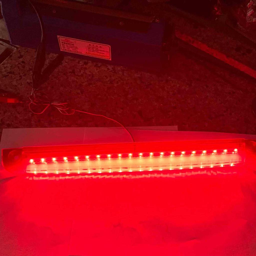 Car Rear Spoiler LED Brake Light, 42cm, 20 LEDs, Red Tail Light