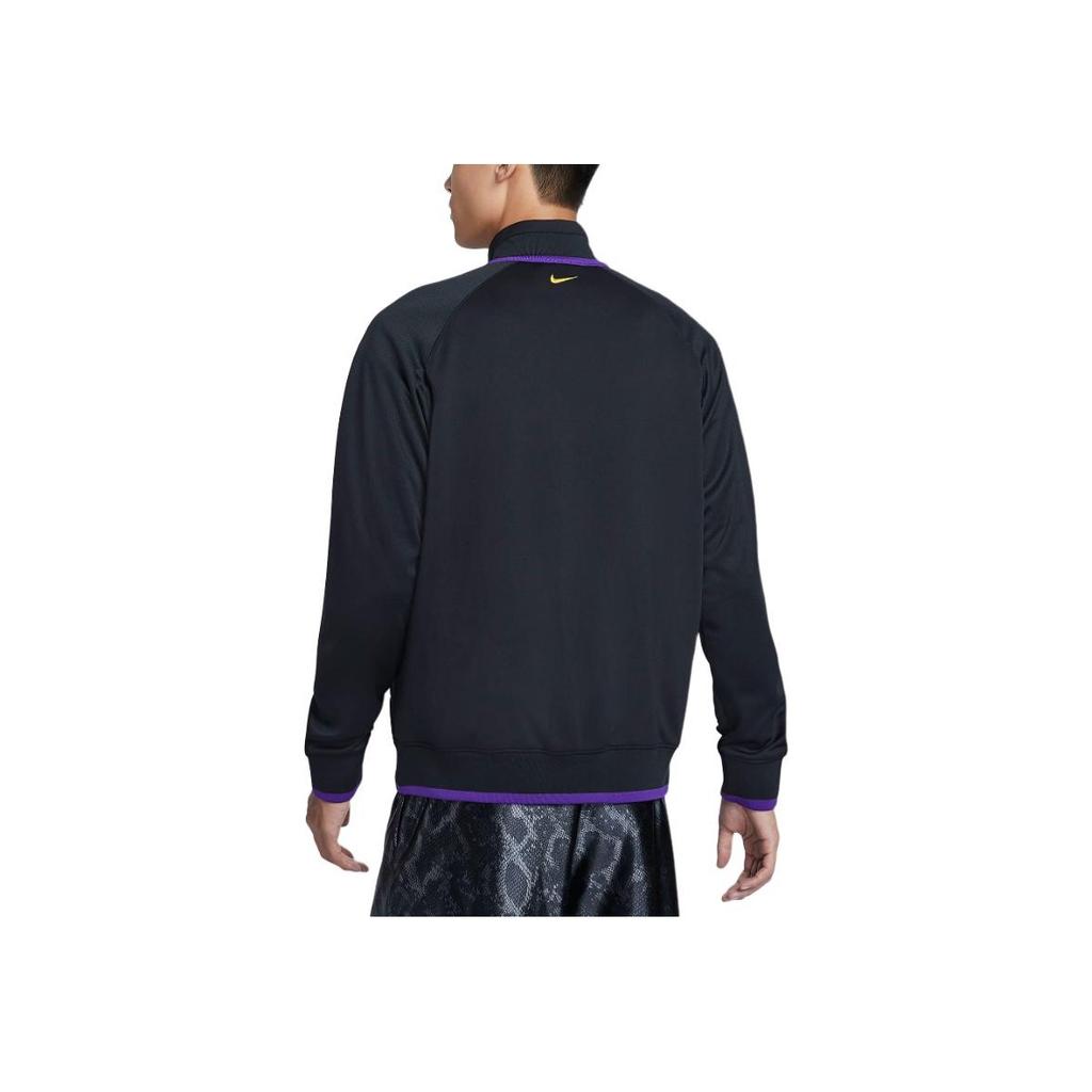 Nike Dri-Fit FW24 Kobe Series Stojáček Ležérní Tištěná Dlouhý Rukáv Bunda Pánská Bunda Černá FZ0937010