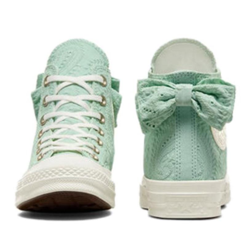 Converse Chuck 70 Bow High Top Espadrilles Women's Green