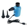 Electric Air Pump Portable Blue Inflator Deflator Pump Perfect for Outdoor Camping with USB Port