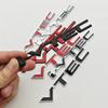 3D Metal Car Letters I VTEC Logo Rear Trunk Tail Badge Emblem Decals For Honda Civic Accord Jazz VEZEL Auto Sticker Accessories