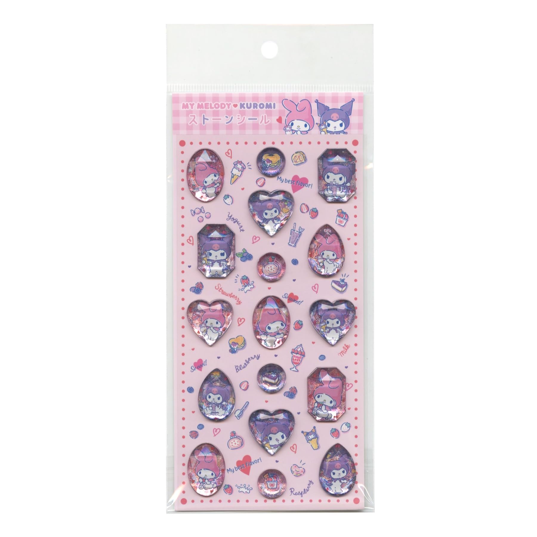 Наклейки-камушки Персонажи Sanrio 3D Наклейки Милые [MM&KU] 001785-51