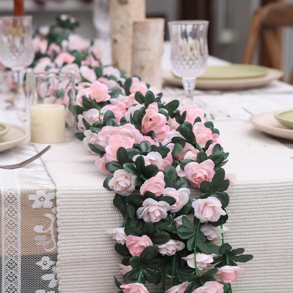 45 Rose Vine Artificial Silk Flowers - Decorative Simulation Vines