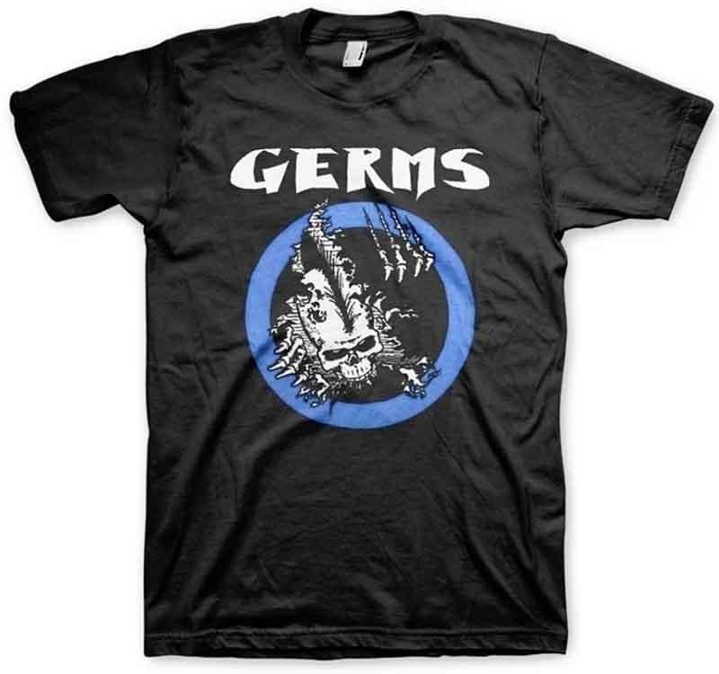 New Authentic The Germs GI Mohawk Skull Ripper Punk Black Flag Band TShirt Unisex T-Shirt XXXXL