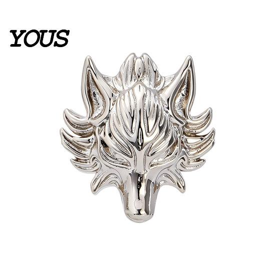 Lapel Badge Brooch Pin, Versatile Animal-Shaped with Electroplated Surface, Lion Metal Design Pin for Business Daily