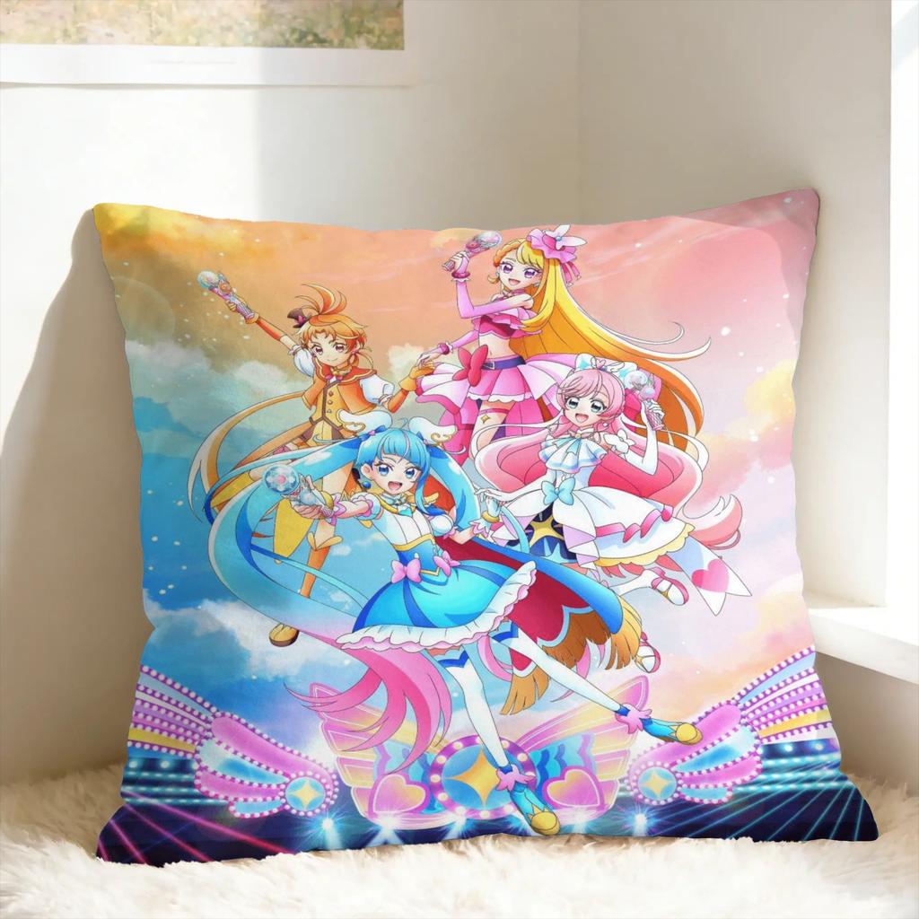Anime Sky P-Precure Pillow Case Cute Funny Pillow Cover Comfy Pillowcases For Living Room Chair
