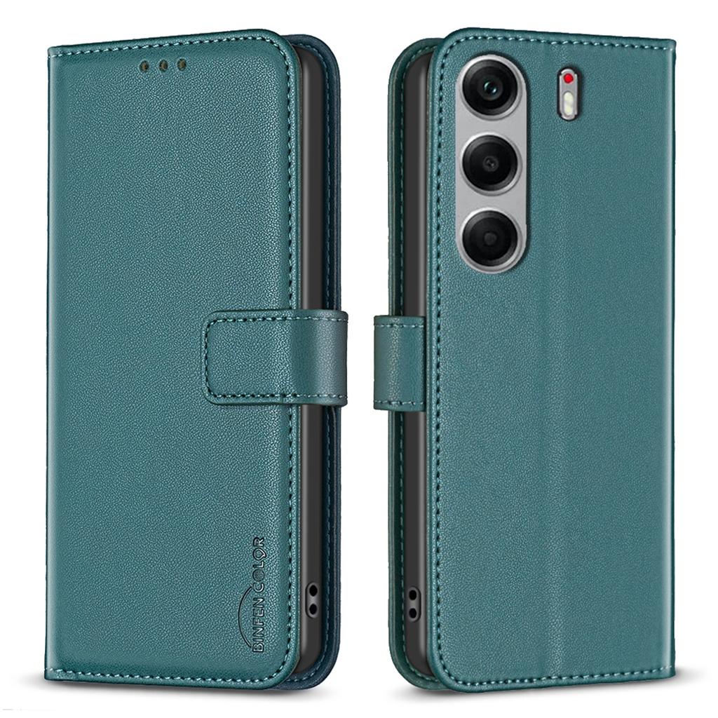 BINFEN COLOR BF17 Für TECNO Camon 40 Pro 5G Hülle Brieftasche Folio Flip Lederhülle