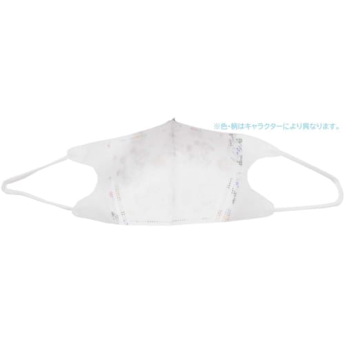 Skater Non-woven 3D Mask 7 Pieces for 2-3 Years Old Children Three Layer Construction Little Bear 23 MSKB1N-A