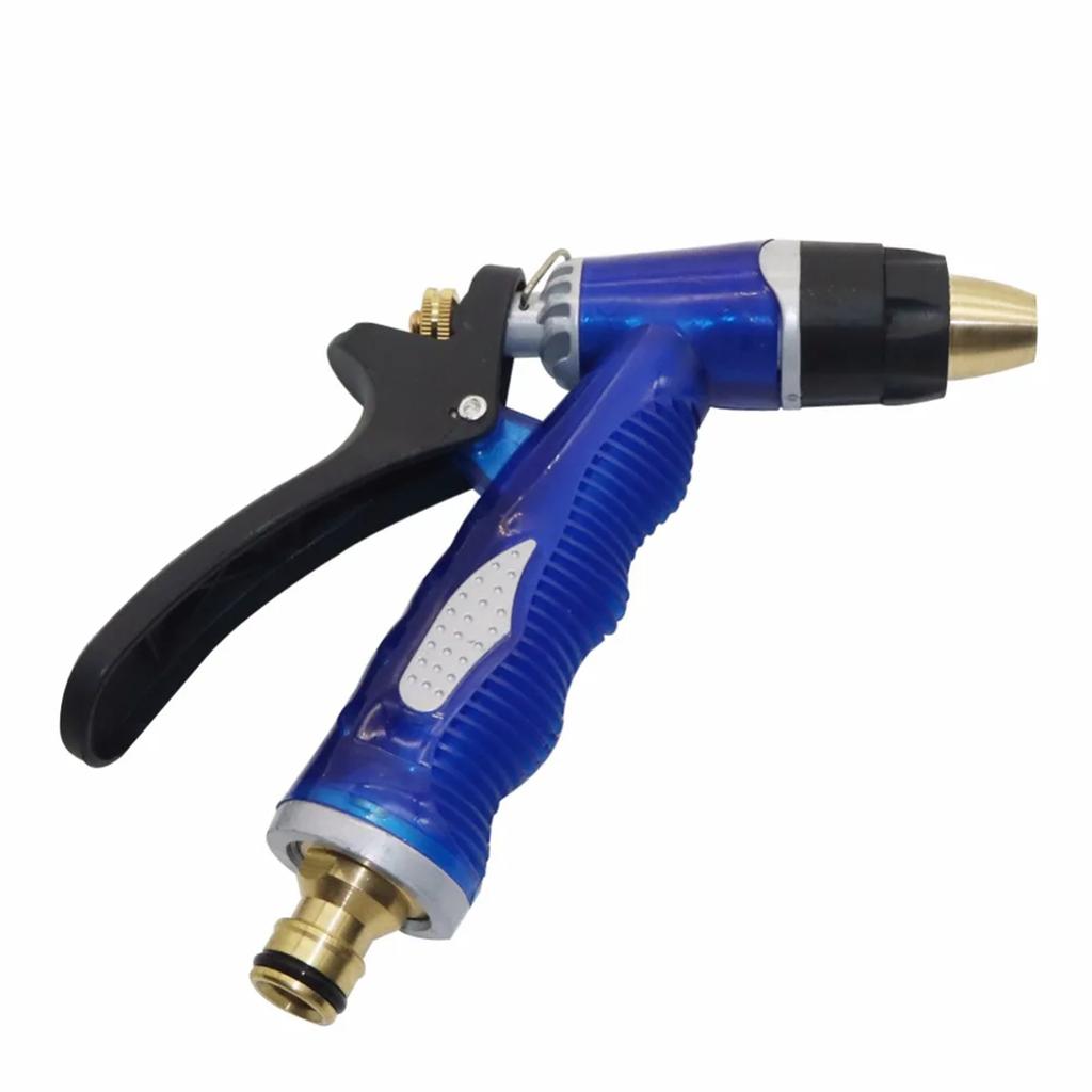 Adjustable Copper Hose Spray Nozzle Gun High-pressure Car Wash Gun Lawn Garden Irrigation Floor Cleaning Pets Bathing Sprinkler