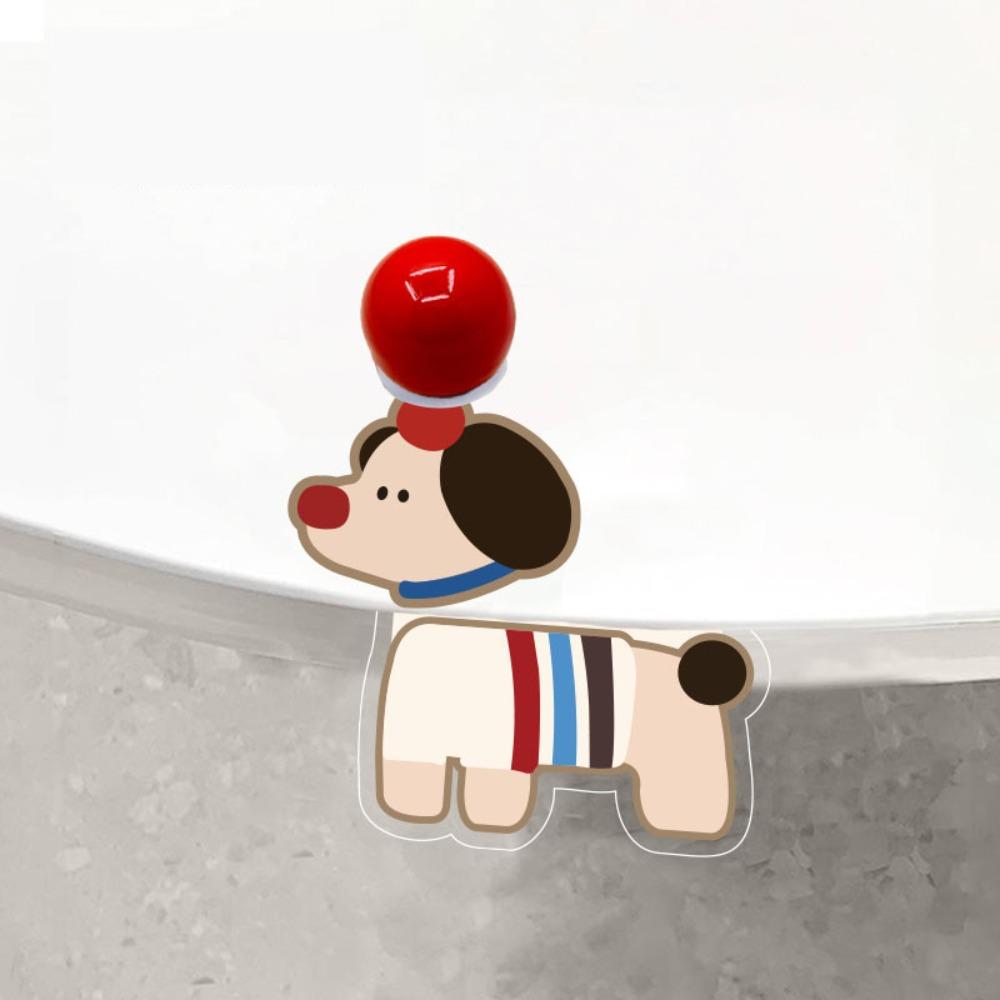 Self-Adhesive Sausage Dog Toilet Lid Holder Toilet Lifting Device Seat Cover Opener  Bathroom