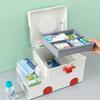 Portable Ambulance Medical Kit - Large Capacity First Aid Organizer with Compartments for Home & Emergency Use