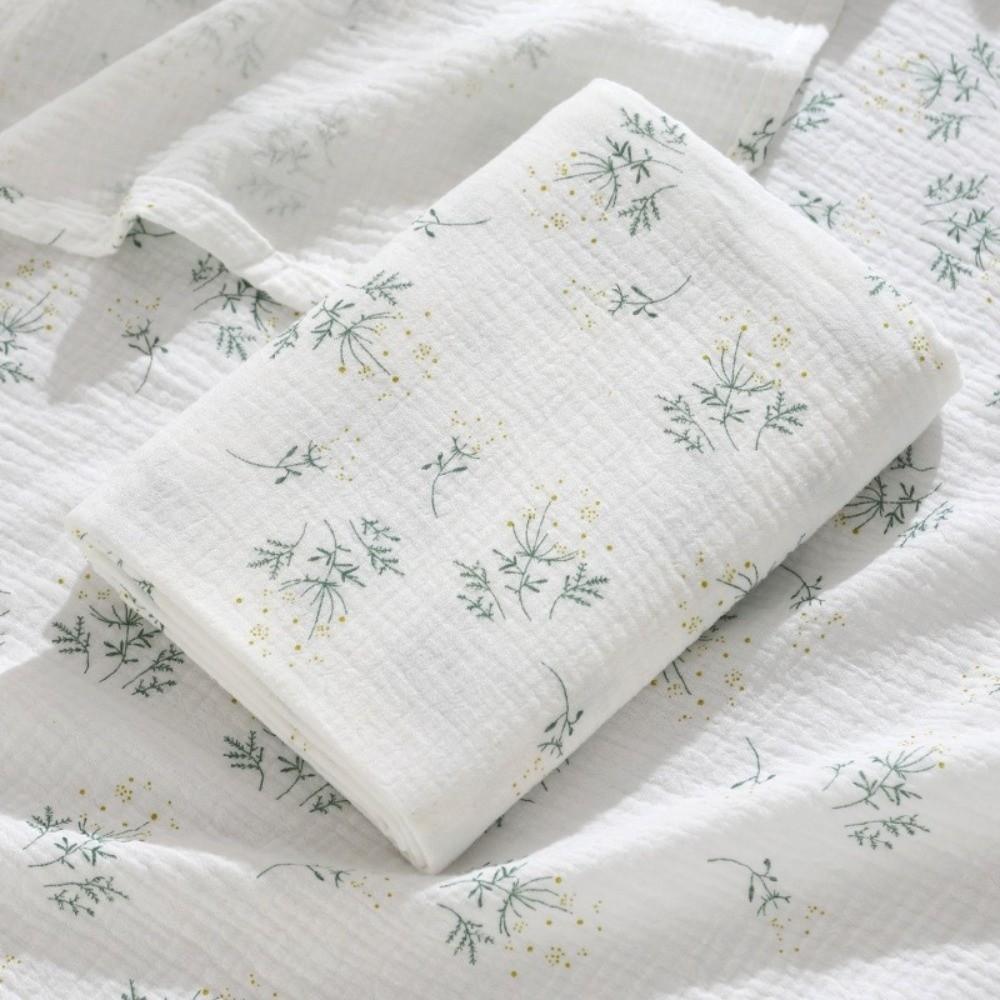 Soft Cotton Newborn Wrap Blanket Double-Layered Baby Quilt Soft Gauze Wrap Blanket For Newborn
