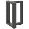 VidaXL Pieds de table basse en T, 2 pièces, anthracite, 28 x 25 x (42-43) cm, acier 4013022