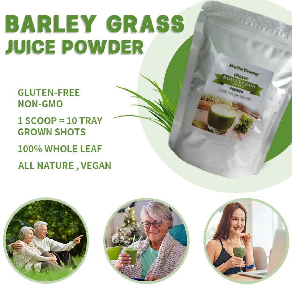 250g Organic Barley Grass Powder Original Green Grass Juice Powder No Addtives