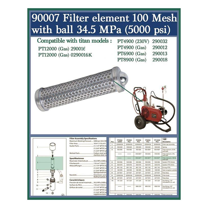 Feb.Pump Manifold Filter For Titan 930-007 Manifold Filter For Titan Airless Sprayers Pump Manifold Filter