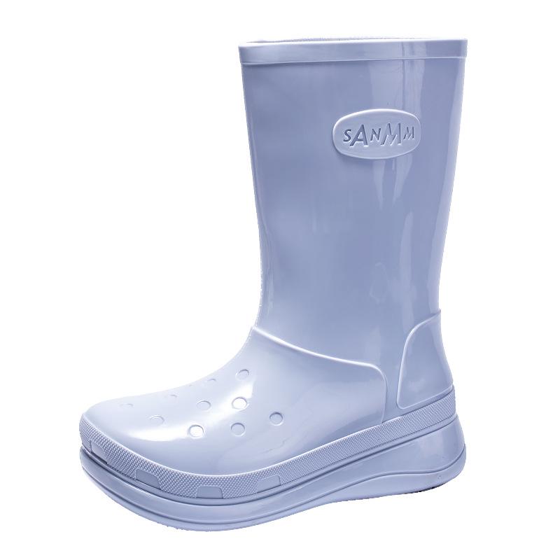 Yuzhihao Women s Mid-Calf Rain Boots for Outdoor, Car Wash, Kitchen, Fishing 40