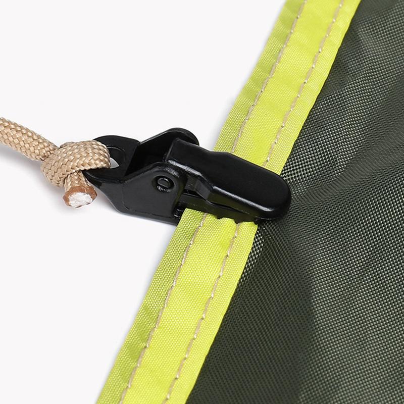 10Pcs Awning Clamp Tarp Clips Snap Hangers Tent Camping Survival Tighten Tool
